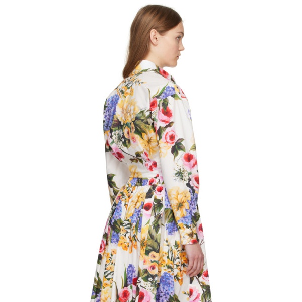  Dolce&Gabbana Multicolor Floral Shirt 241003F109001