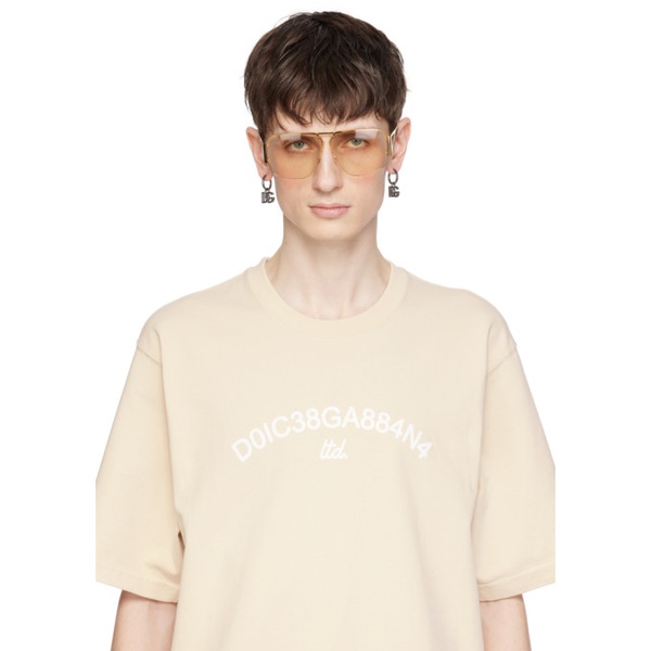  Dolce&Gabbana Gunmetal DG Logo Earrings 241003M144014