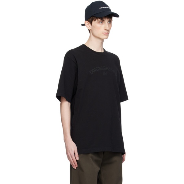  Dolce&Gabbana Black Print T-Shirt 241003M213021