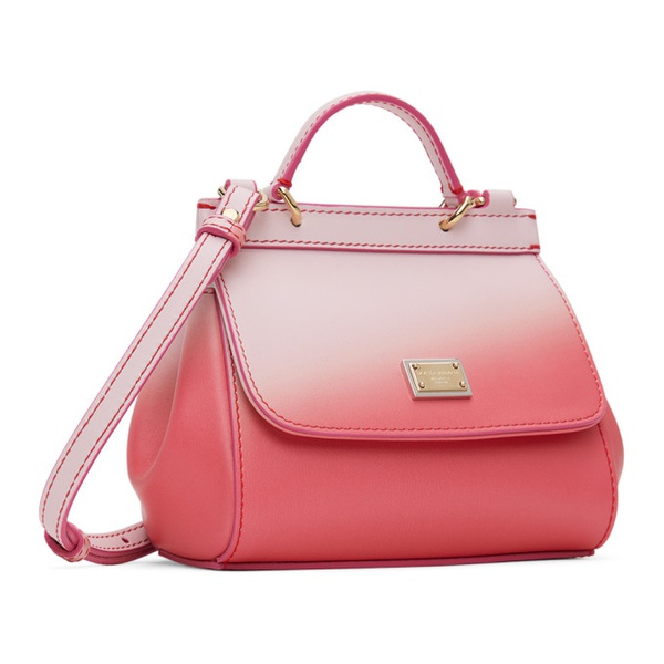  Dolce&Gabbana Kids Pink Mini Sicily Bag 241003M717005