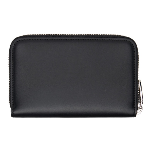  Dolce&Gabbana Black Small Zip-Around Wallet 241003M148001