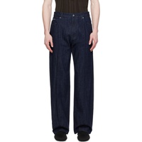 Dolce&Gabbana Navy Pinched Seam Jeans 241003M186006