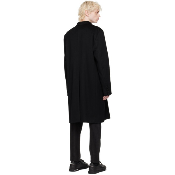 Dolce&Gabbana Black Deconstructed Coat 222003M176005