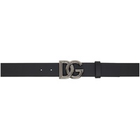 Dolce&Gabbana Black Lux Crossover Belt 231003M131001