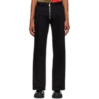 Dolce&Gabbana Black Pleated Trousers 222003M191017