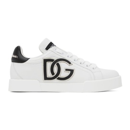 Dolce&Gabbana White Portofino Sneakers 232003F128020