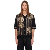 Dolce&Gabbana Black Paneled Shirt 232003M192002