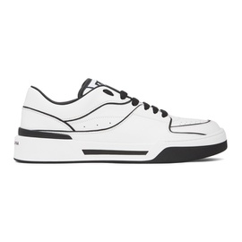 Dolce&Gabbana White New Roma Sneakers 231003M237044