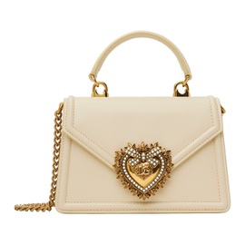 Dolce&Gabbana Beige Small Devotion Bag 241003F046000