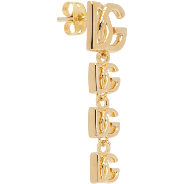  Dolce&Gabbana Gold DG Single Earring 232003F022020