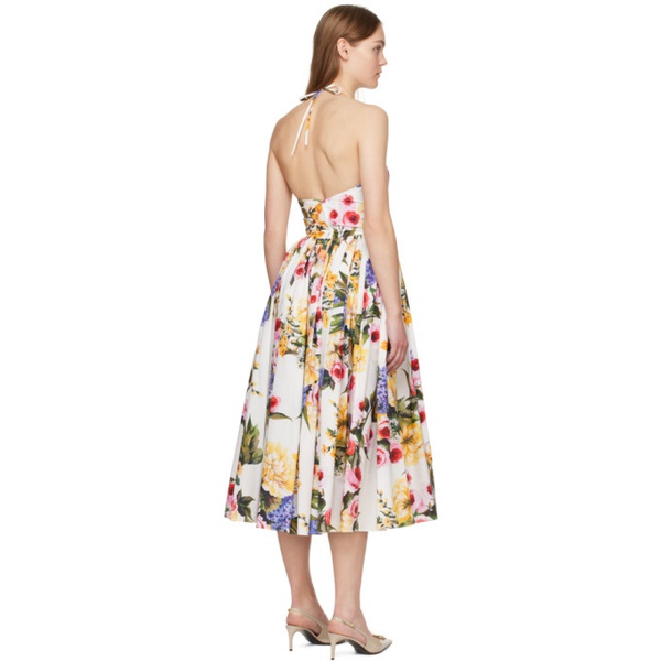  Dolce&Gabbana Multicolor Floral Midi Dress 241003F054002