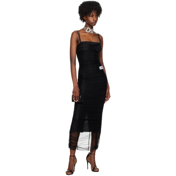  Dolce&Gabbana Black Kim Kardashian 에디트 Edition Maxi Dress 231003F055003