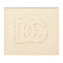 Dolce&Gabbana Beige Logo Bifold Wallet 241003M163014