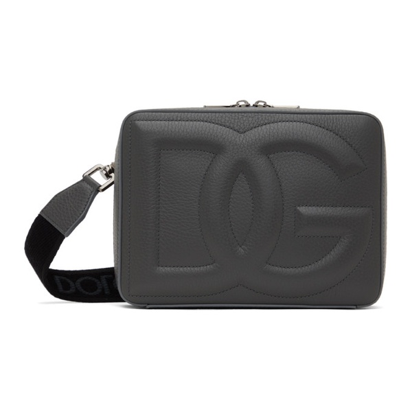  Dolce&Gabbana Gray Embossed Bag 241003M170007