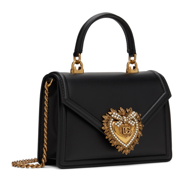  Dolce&Gabbana Black Small Devotion Bag 241003F046004