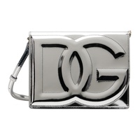 Dolce&Gabbana Silver DG Logo Crossbody Bag 241003F048022