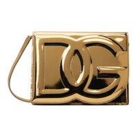 Dolce&Gabbana Gold DG Logo Crossbody Bag 241003F048023