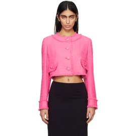 Dolce&Gabbana Pink Raschel Jacket 241003F095000
