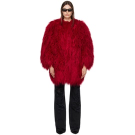 Dolce&Gabbana Red Padded Coat 231003F059000