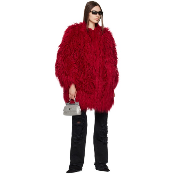  Dolce&Gabbana Red Padded Coat 231003F059000