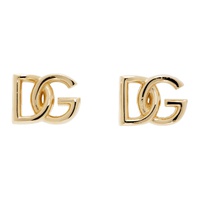 Dolce&Gabbana Gold DG Logo Earrings 242003F022005