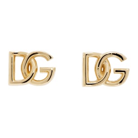 Dolce&Gabbana Gold DG Logo Earrings 242003F022005