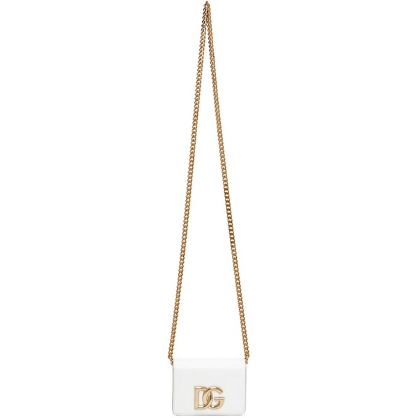 Dolce&Gabbana White Micro Shoulder Bag 222003F048015