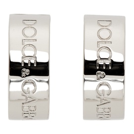 Dolce&Gabbana Silver Open Hoop Earrings 242003M144002