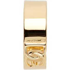 Dolce&Gabbana Gold DG Logo Cutout Single Earring 242003M144005