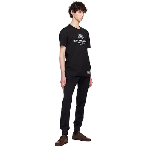  Dolce&Gabbana Black Logo Print T-Shirt 242003M213012