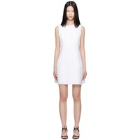 Dolce&Gabbana White Raw Edge Minidress 242003F052000