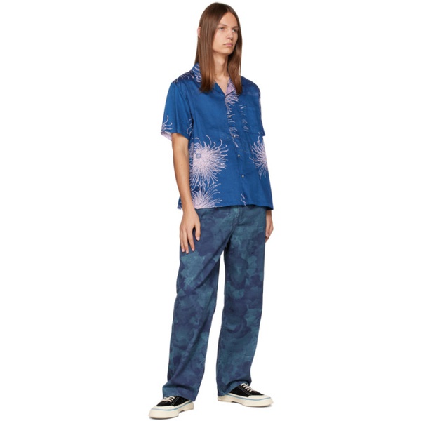  더블 레인보우 Double Rainbouu Blue Recovery Jeans 232062M186003