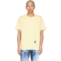 더블렛 Doublet Yellow Vegetable Dyed Lettuce T-Shirt 221038M213003