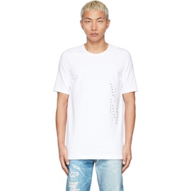 더블렛 Doublet White Cotton T-Shirt 221038M213013