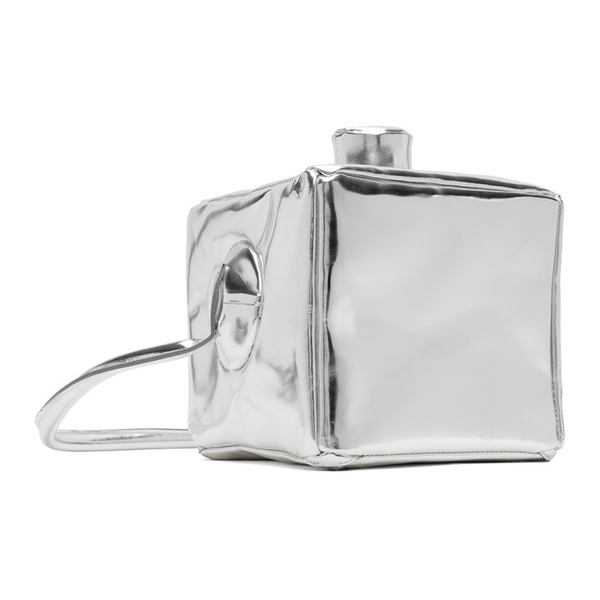  더블렛 Doublet Silver Small Robot Head Bag 241038F048002