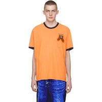 더블렛 Doublet Orange With My Friend T-Shirt 241038M213007