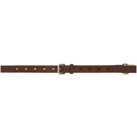 더블렛 Doublet Brown & Pink Leather Handle Belt 241038M131000