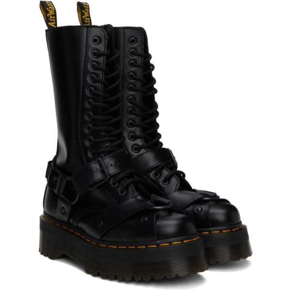 닥터마틴 닥터마틴 Dr. Martens Black 1914 Harness Platform Boots 231399F115001
