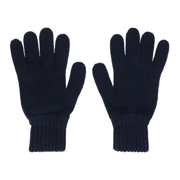  Drakes Navy Lambswool Gloves 232488M135000
