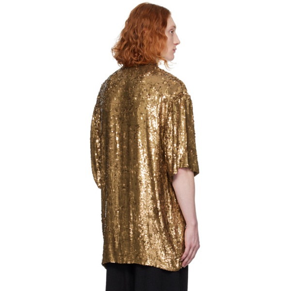  드리스 반 노튼 Dries Van Noten Gold Loose Shirt 241358M192029