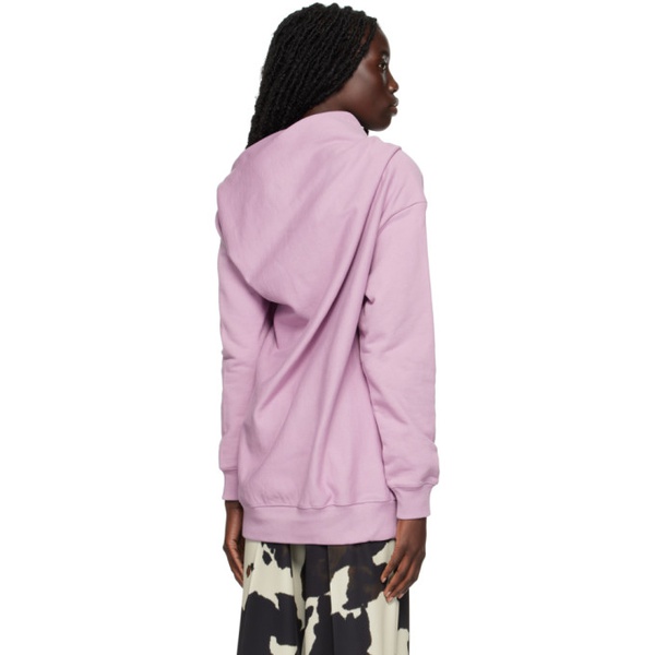  드리스 반 노튼 Dries Van Noten Purple Asymmetric Sweatshirt 222358F098012
