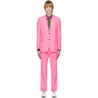 드리스 반 노튼 Dries Van Noten Pink Two-Button Suit 222358M196005