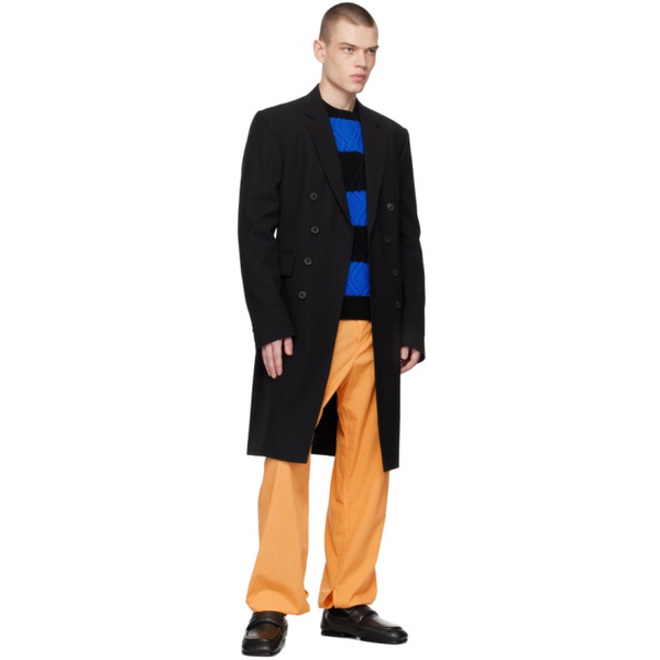  드리스 반 노튼 Dries Van Noten Orange Drawstring Trousers 231358M191075