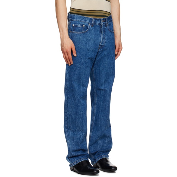  드리스 반 노튼 Dries Van Noten Blue Washed Jeans 231358M186009