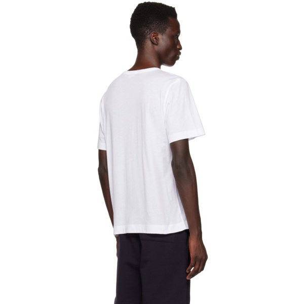  드리스 반 노튼 Dries Van Noten White Overlock Stitch T-Shirt 231358M213003