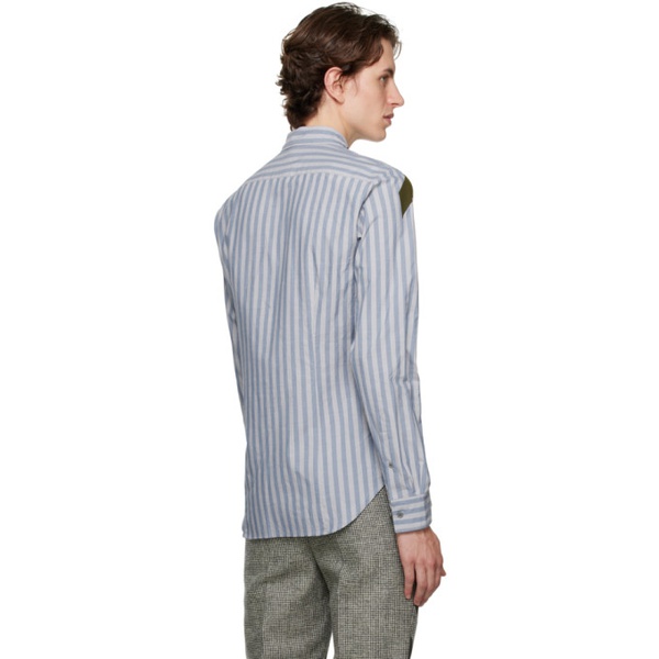  드리스 반 노튼 Dries Van Noten Blue Striped Shirt 232358M192061