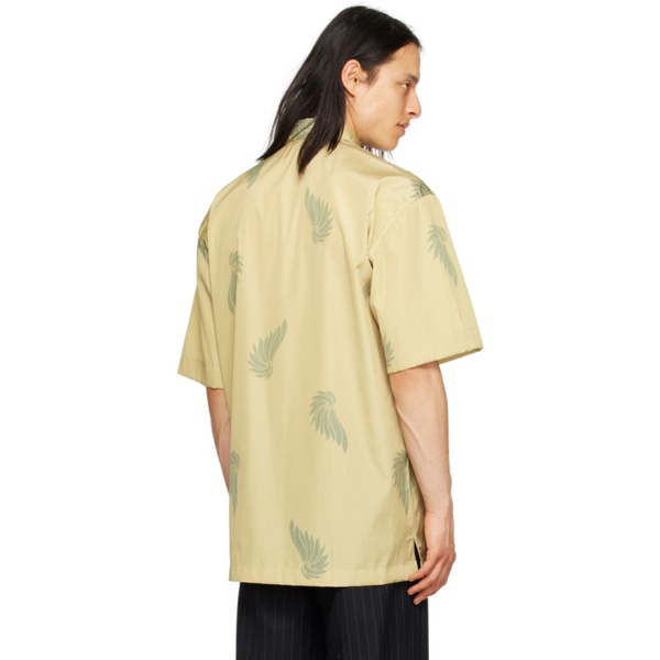  드리스 반 노튼 Dries Van Noten Khaki Printed Shirt 231358M192122
