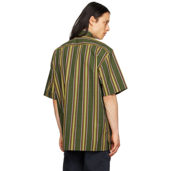 드리스 반 노튼 Dries Van Noten Khaki Striped Shirt 231358M192074