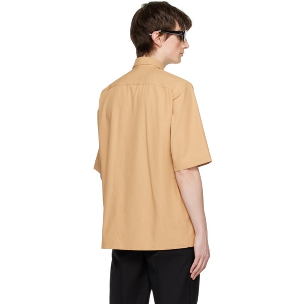  드리스 반 노튼 Dries Van Noten Tan Pocket Shirt 231358M192065