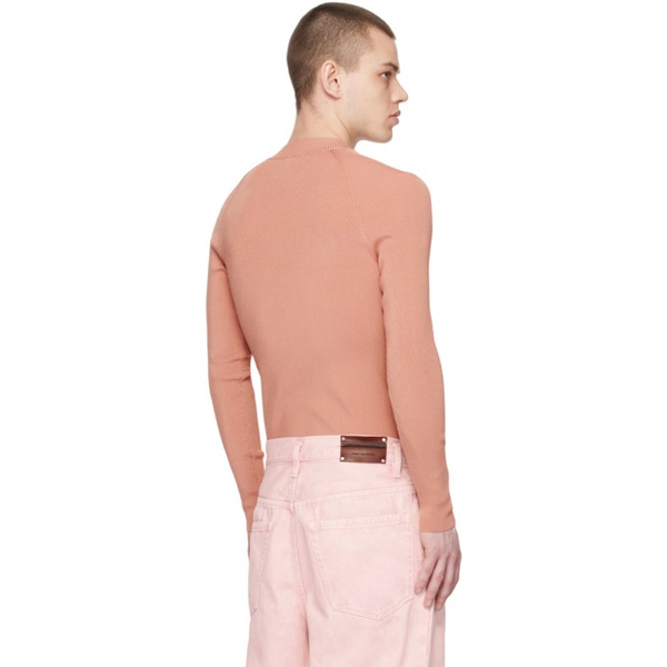  드리스 반 노튼 Dries Van Noten Pink Crewneck Sweater 231358M201000